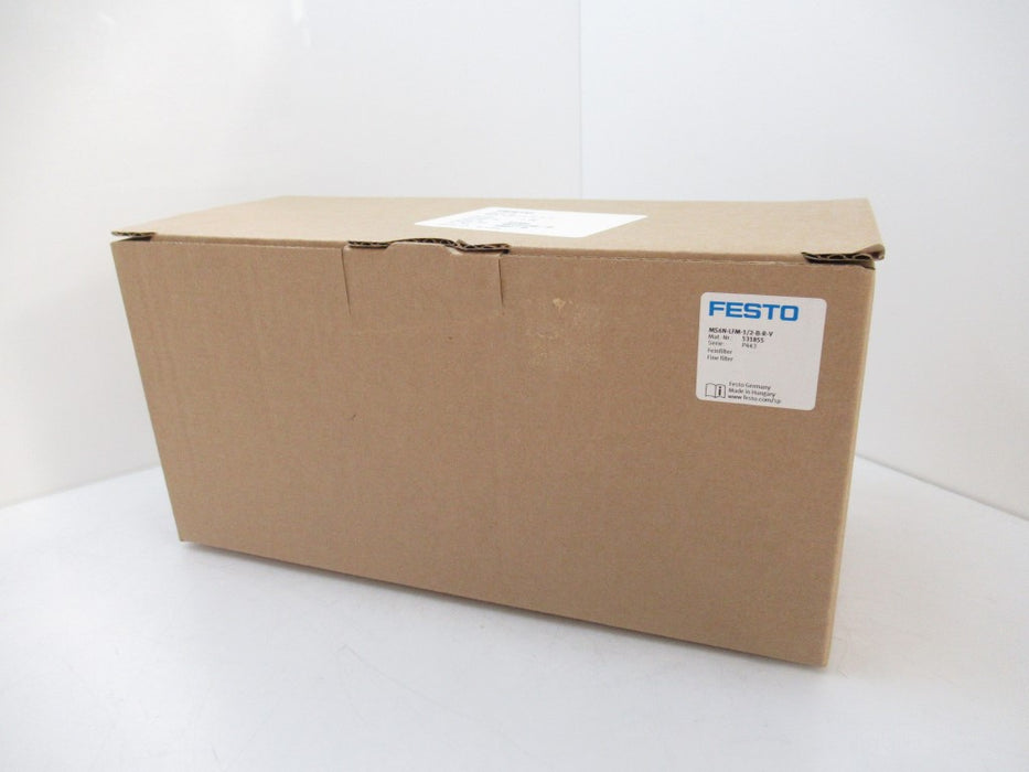 531855 Festo Fine Filter MS6N-LFM-1/2-B-R-V Series MS Size 6 New In Box
