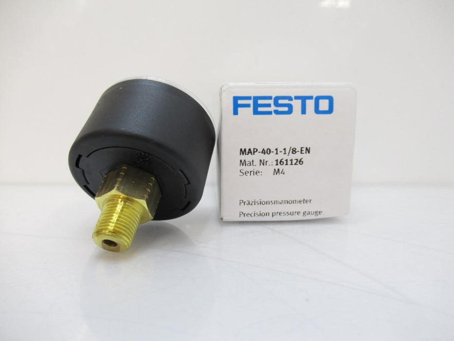 161126 MAP-40-1-1/8-EN Festo Precision Pressure Gauge New In Box