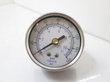 102D-204F 102D204F Gauge 2" Dry 1/4 NPT Male Brass Back 160 PSI/KPA/BAR
