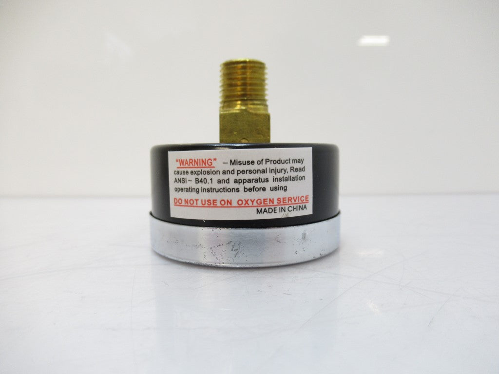 102D-204F 102D204F Gauge 2" Dry 1/4 NPT Male Brass Back 160 PSI/KPA/BAR