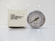 102D-204E 102D204E Gauge 2" Dry 1/4 NPT Male Brass Back 100 PSI/KPA/BAR