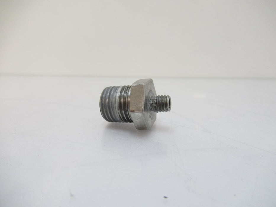Unbranded Stainless Steel Threaded Adapter G-1/4 To M6 (New No Box)