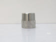 Straight Pipe Adapter, Threaded On One End, 3/4" NPT, 1" Lenght, SS304