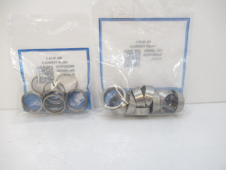 SS-1613-1 SS-1614-1 Swagelok Tube Fittings 1" Set Front And Back Ferrule New