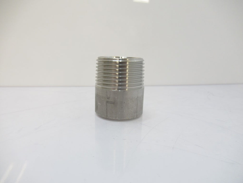 Threaded One-End Nipple 3/4" NPT, SS30, Sold By Unit, New