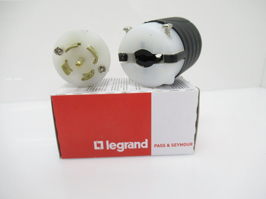 L2130-P L2130P Legrand Pass & Seymour Turnlok Plug Black / White 30 Amp