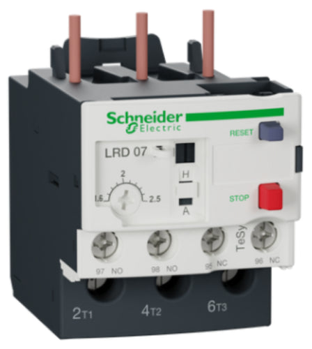 LRD07 Schneider Electric TeSys Thermal Overload Relay 1.6 - 2.5 A New In Box