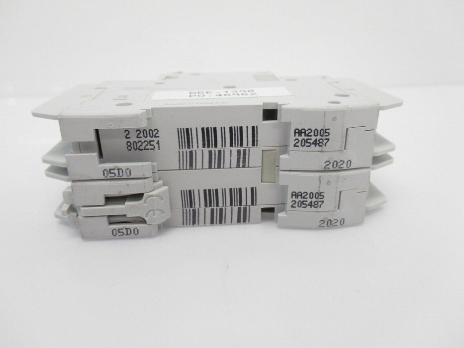 M9F42202 Schneider Multi 9 Miniature Circuit Breaker, 2A, 2-Pole, Sold By Unit