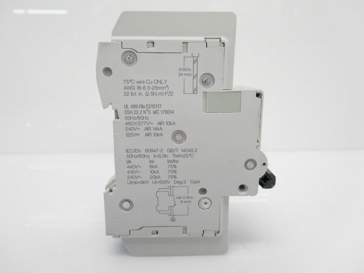 M9F42202 Schneider Multi 9 Miniature Circuit Breaker, 2A, 2-Pole, Sold By Unit