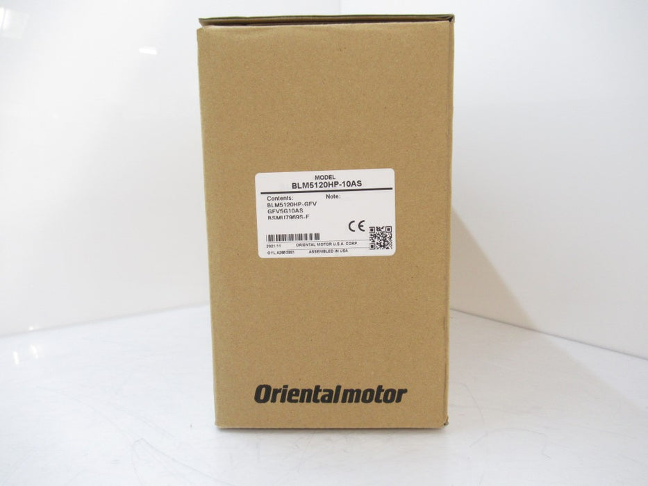 BLM5120HP-10AS Oriental Motor 120W 1/6 HP Brushless DC Motor Ratio 10:1