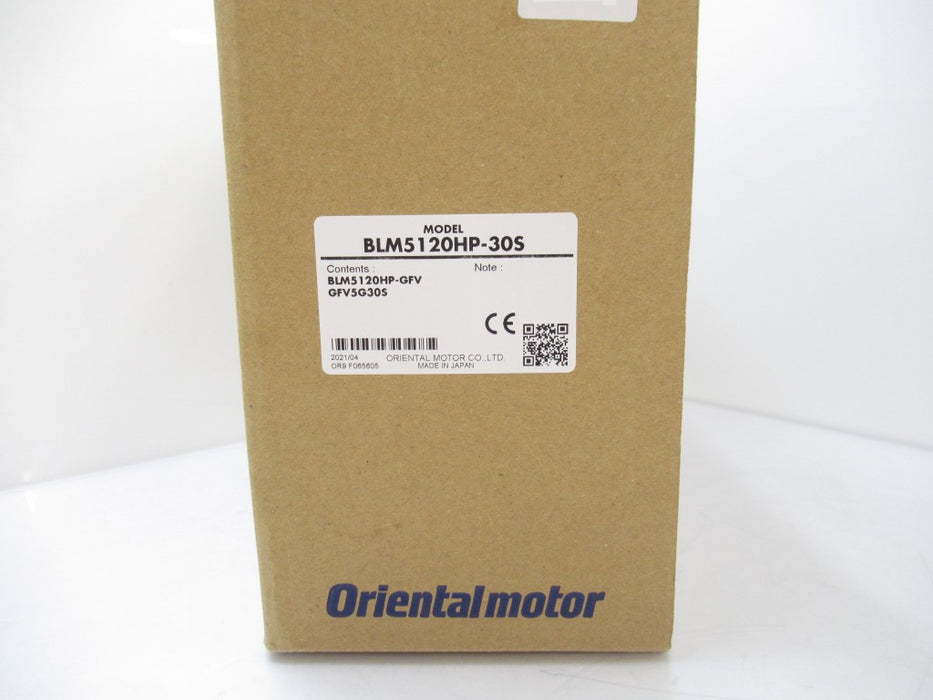 BLM5120HP-30S BLM5120HP30S Oriental Motor 1/6 HP Brushless DC Motor (New In Box)