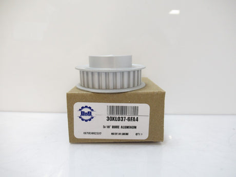 30XL037-6FA4 30XL0376FA4 B&B Timing Pulley, 30 Teeth, Aluminum, Clear Anodized
