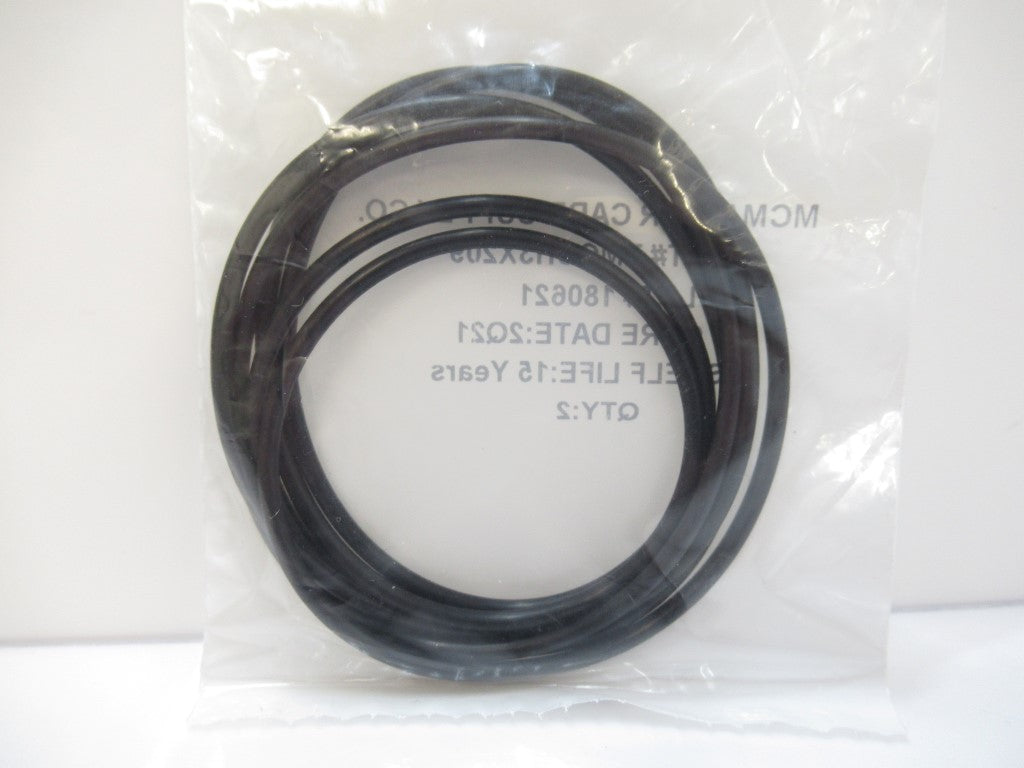 1302N229 ZMCCH3X209 Oil-Resistant Buna-N O-Ring, 3 mm Wide, 209 mm ID, Pack Of 2