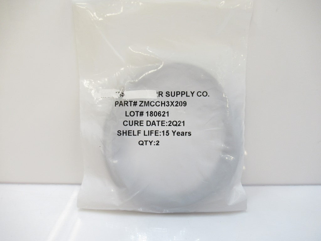 1302N229 ZMCCH3X209 Oil-Resistant Buna-N O-Ring, 3 mm Wide, 209 mm ID, Pack Of 2