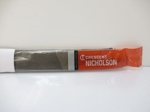 03632NN Nicholson 8" Long, Smooth Cut Flat American-Pattern File Double Cut, New