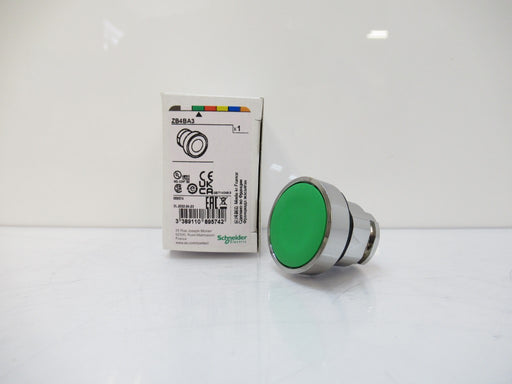 ZB4BA3 Schneider Electric Push Button Flush Operator Green, Sold By Unit