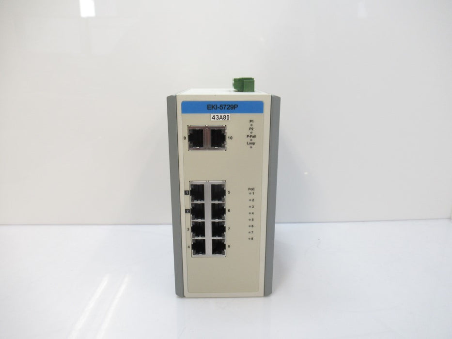 EKI-5729P EKI5729P Advantech 8GE PoE and 2G Unmanaged Ethernet Switch