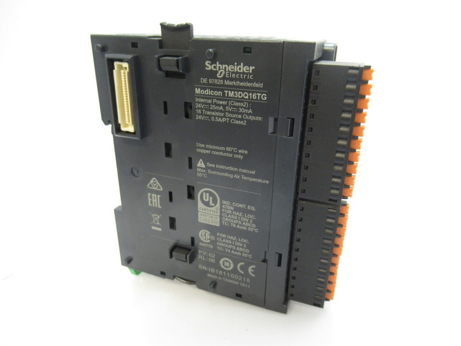 TM3DQ16TG Schneider, Modicon TM3 Series, Discrete Output Module, 16 Output