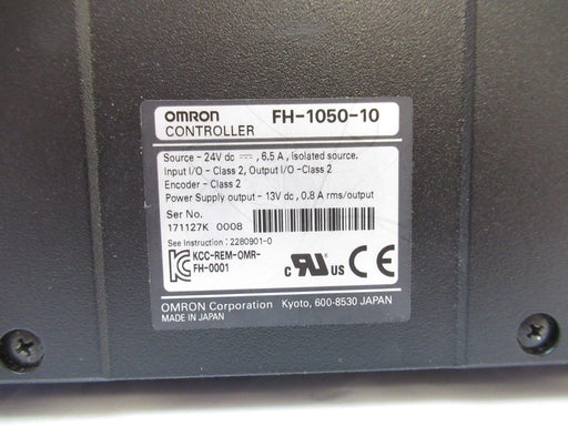 FH-1050-10 FH105010 Omron Controller Vision, Std CPU, Box 4-Cam
