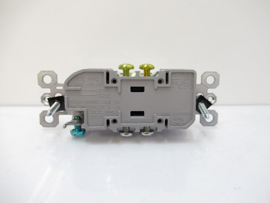 885W Legrand Receptacle Decora, Side & Push Wire, 125V, 15A ...