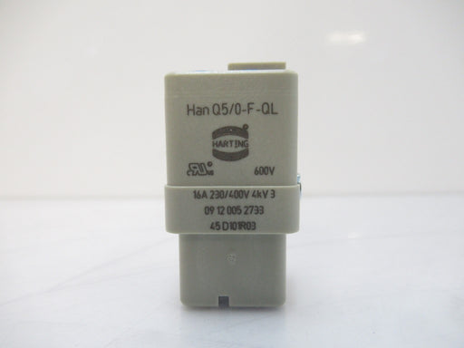 HAN Q5/0-F-QL Harting Rectangular Socket Insert (New)