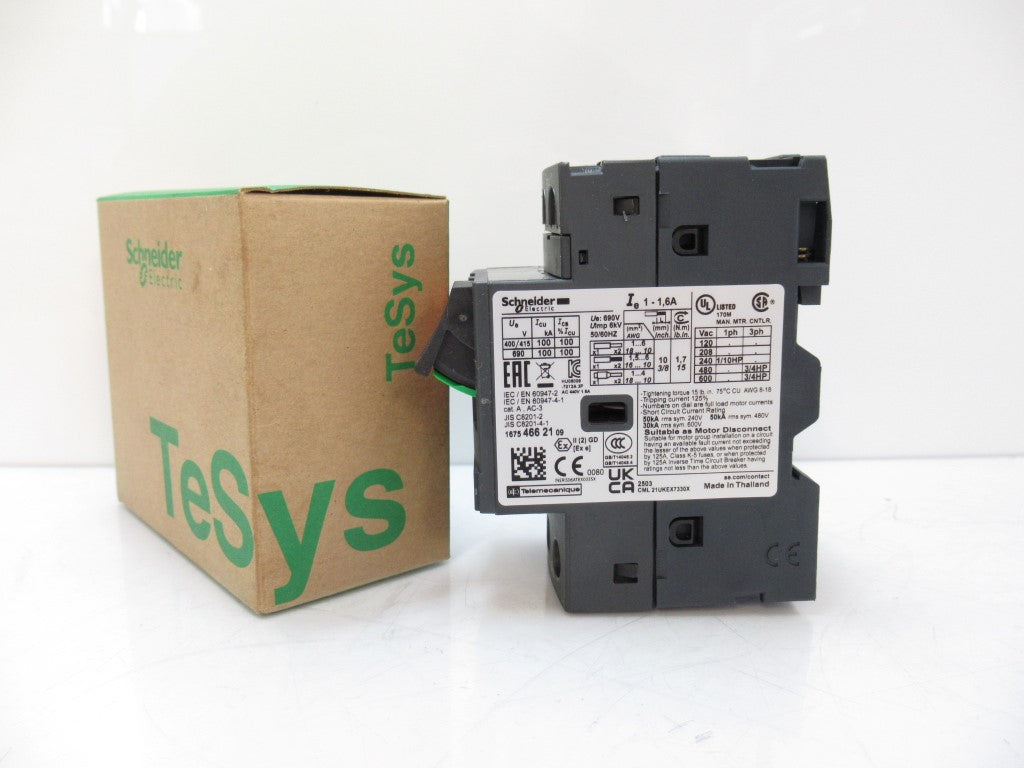 GV2 ME06 GV2ME06 Schneider Electric Motor Circuit Breaker, TeSys Deca