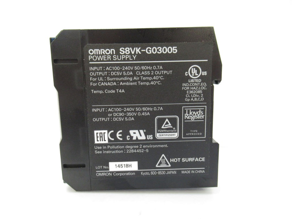 S8VK-G03005 S8VKG03005 Omron Power Supply (New)