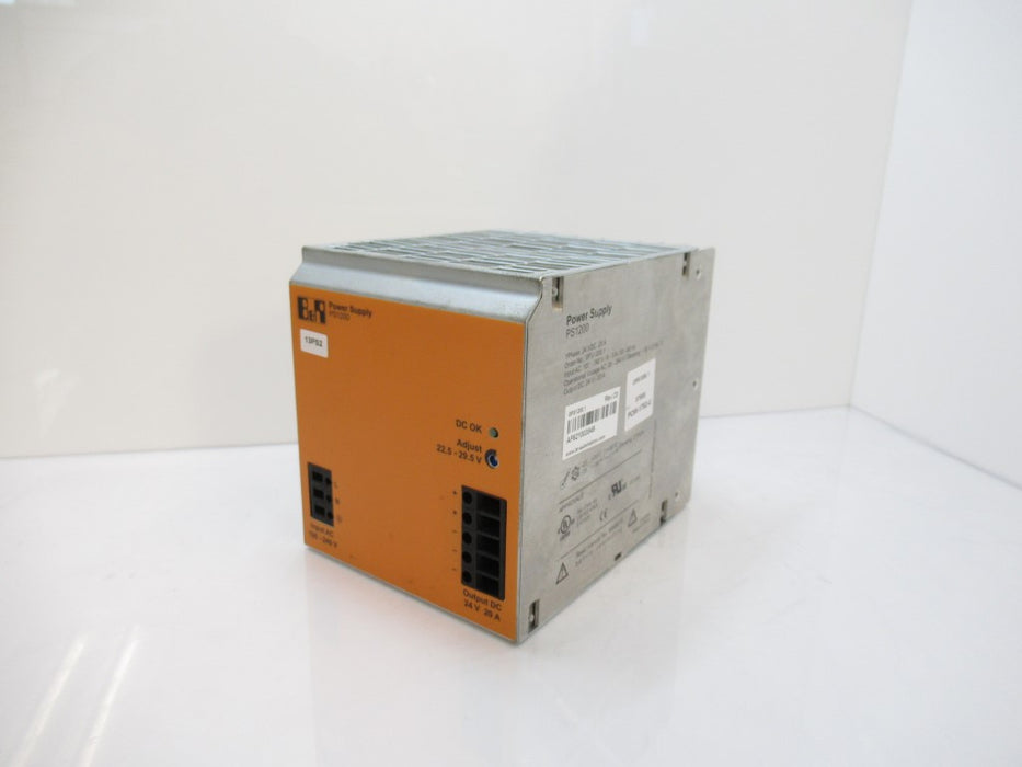 OPS1200.1 OPS12001 B&R PS 1200 Power Supply, 1-Phase, 20 A, Input 100 To 240V AC