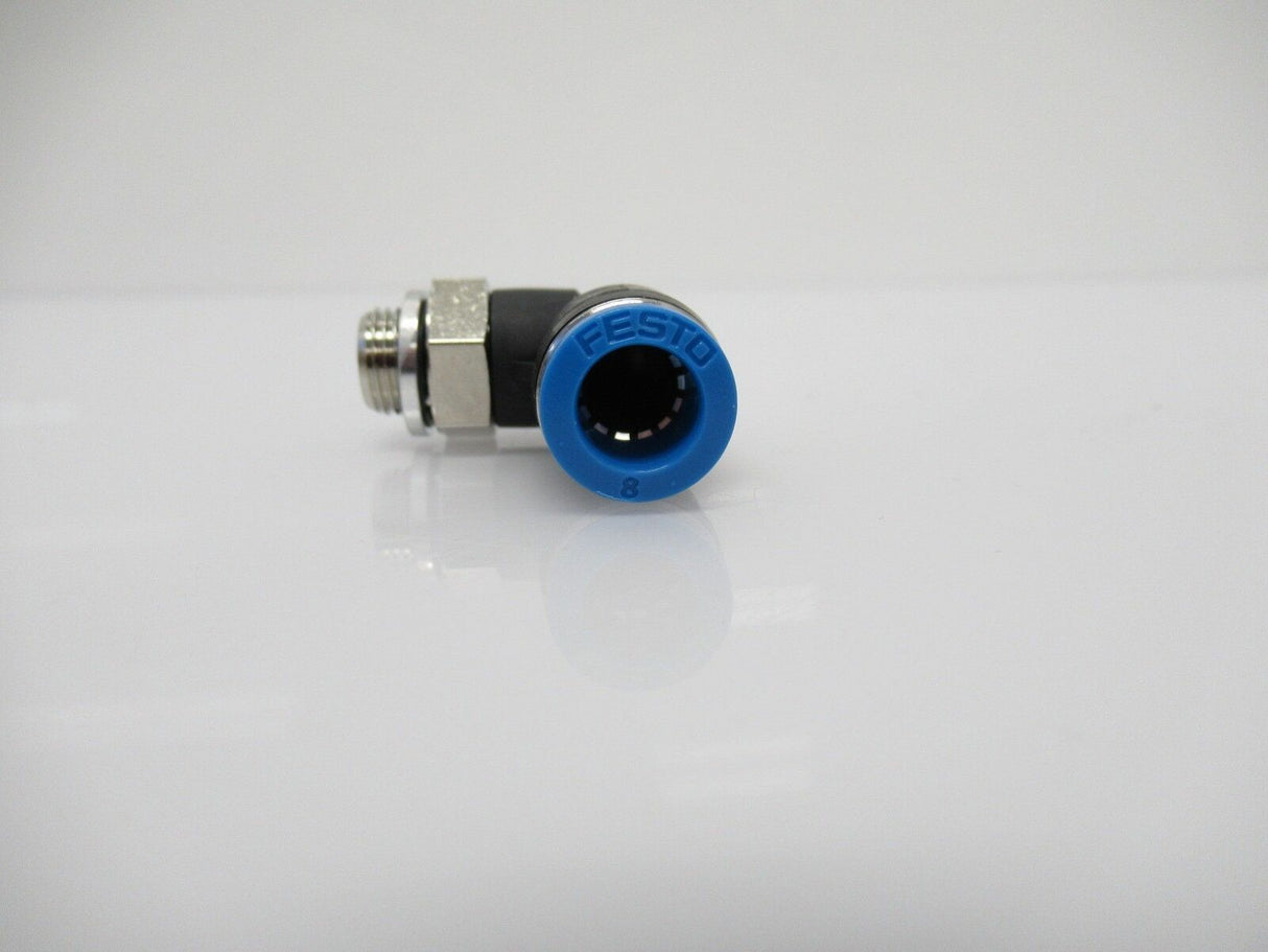 186119 QSL-G1/8-8 Festo Push-In L-Fitting Sold By Unit, New