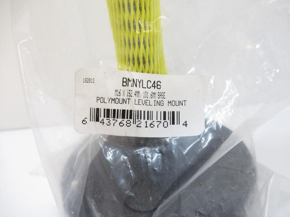 BMNYLC46 Polymount Swivel Leveling Mount, M16 X 152 mm New In Box