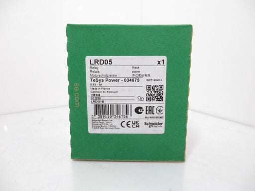 LRD05 Schneider Electric Thermal Overload Relay, TeSys Deca, Screw Clamp