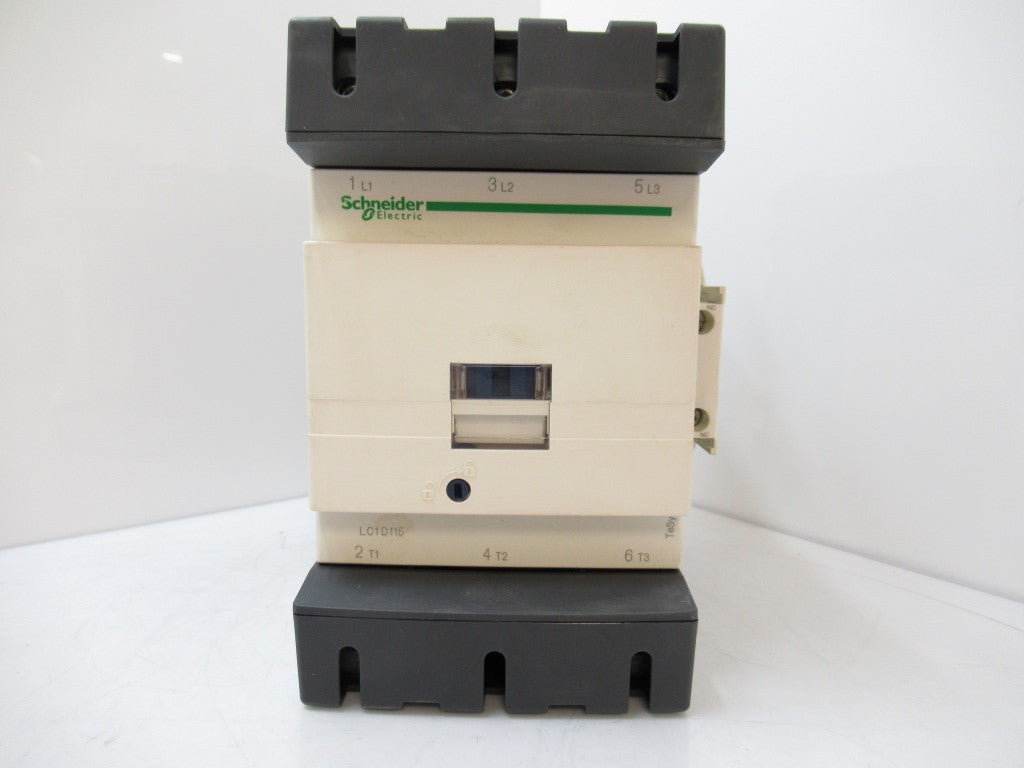 LC1 D115G7 LC1D115G7 Schneider Electric, Contactor TeSys Deca 115A 120VAC 3 Pole