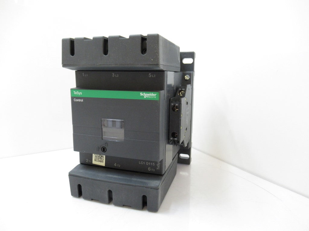 LC1 D115G7 LC1D115G7 Schneider Electric, Contactor TeSys Deca 3 Pole 115A 120VAC