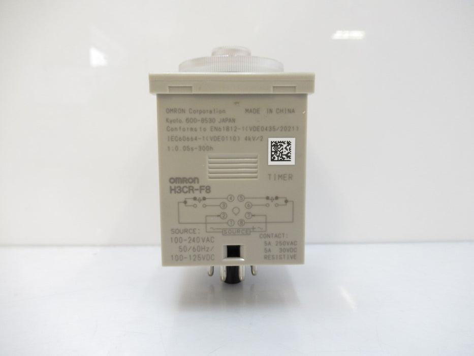 H3CR-F8 H3CRF8 Omron Solid State Twin Timer 5 A  AC 100-240V OR DC 100-125