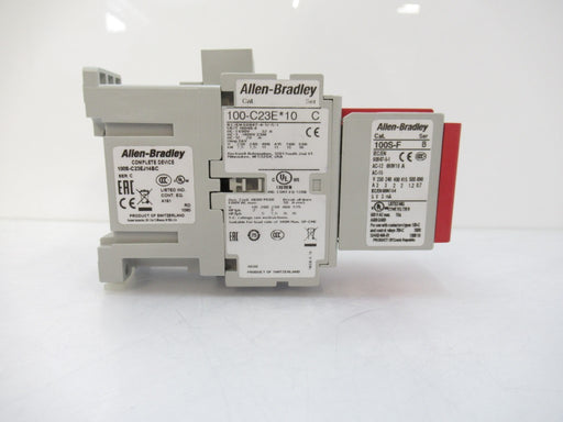 100S-C23EJ14BC 100SC23EJ14BC Allen Bradley MCS Safety Contactor 23A 24VDC Ser. C
