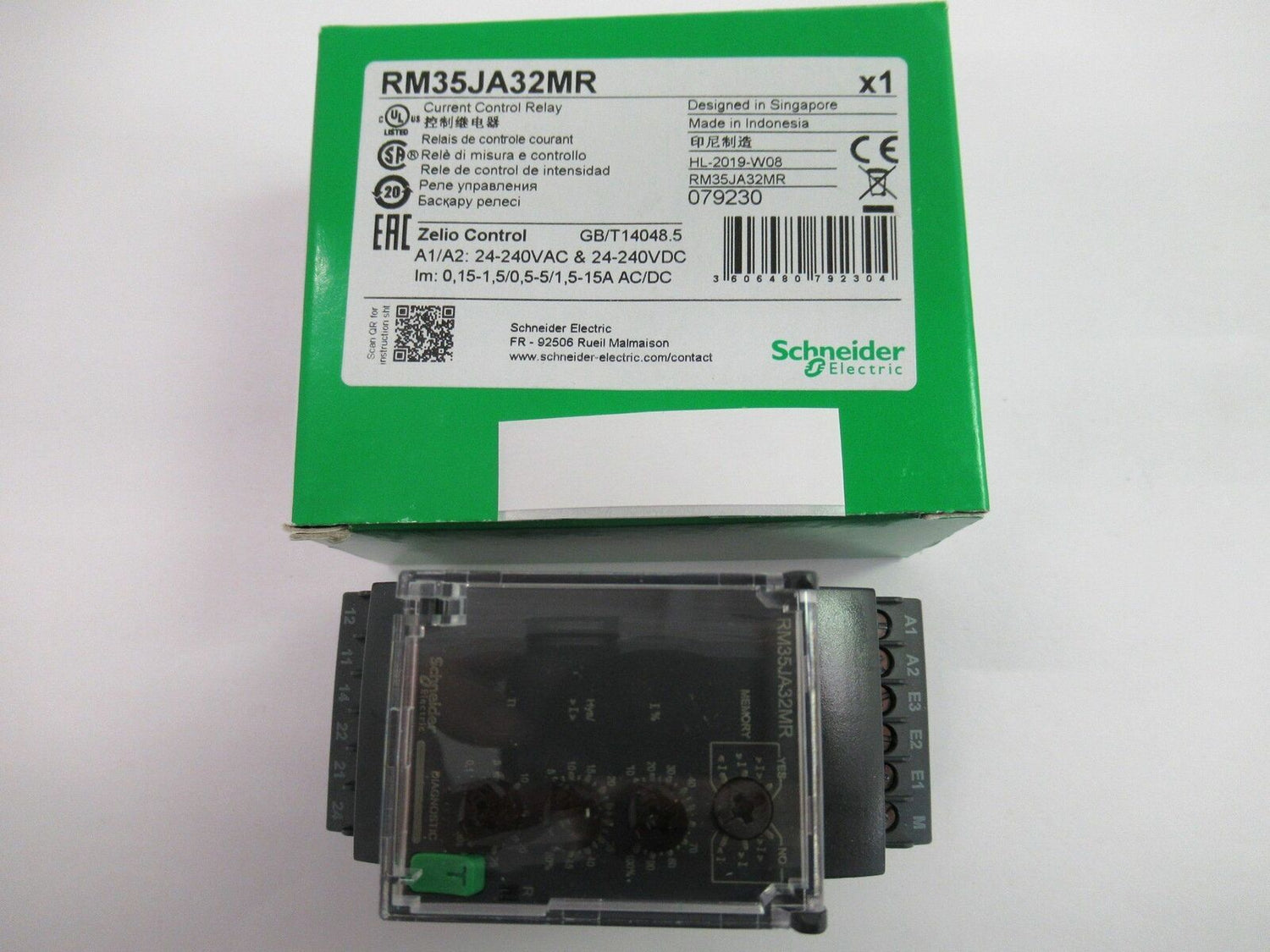 3606480792304 Schneider Electric Harmony, Modular 1-Phase Current Control Relay