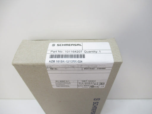 AZM 161SK-12/12RK-024 Schmersal Solenoid Interlock, Keyed (New In Box)
