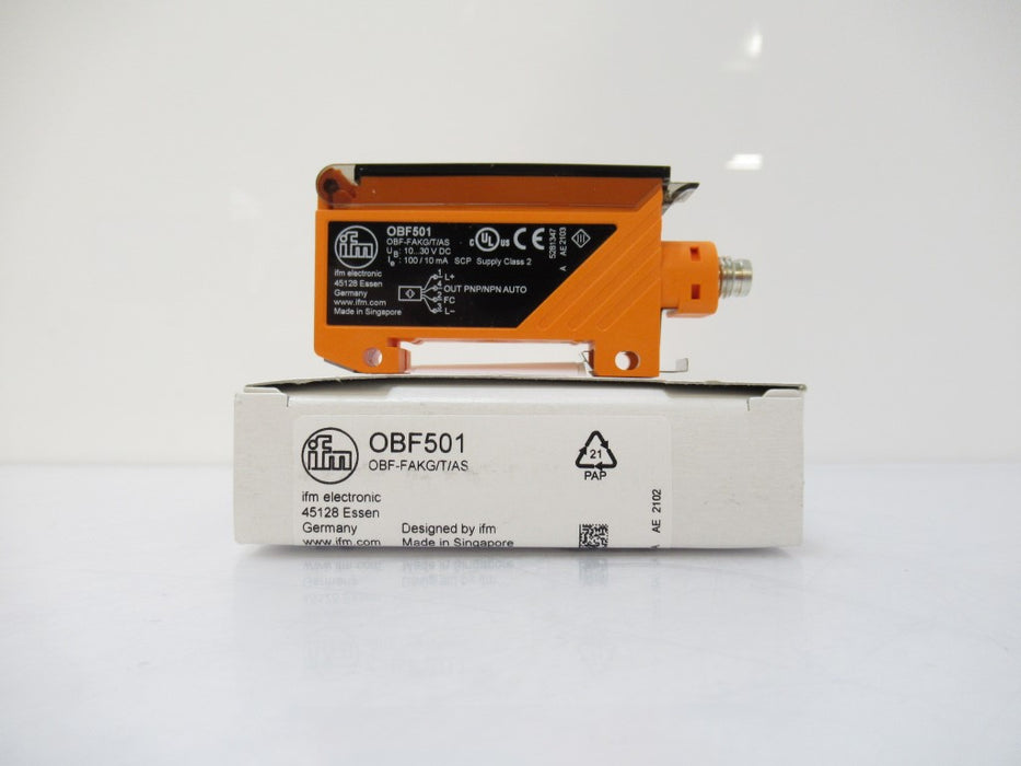 NEW IFM OBF-FAKG/T/US-OBF500 FIBER-OPTIC AMPLIFIER