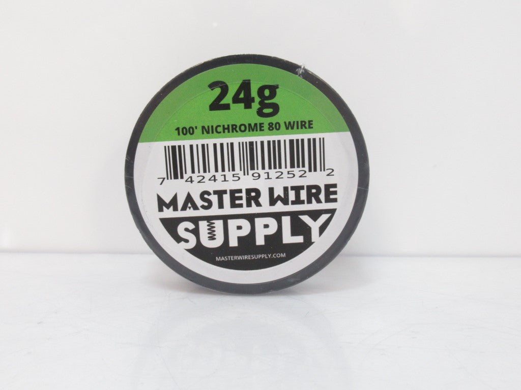 80100 Master Wire, Nichrome 80 - 100 FT 24 Gauge Round Wire ...