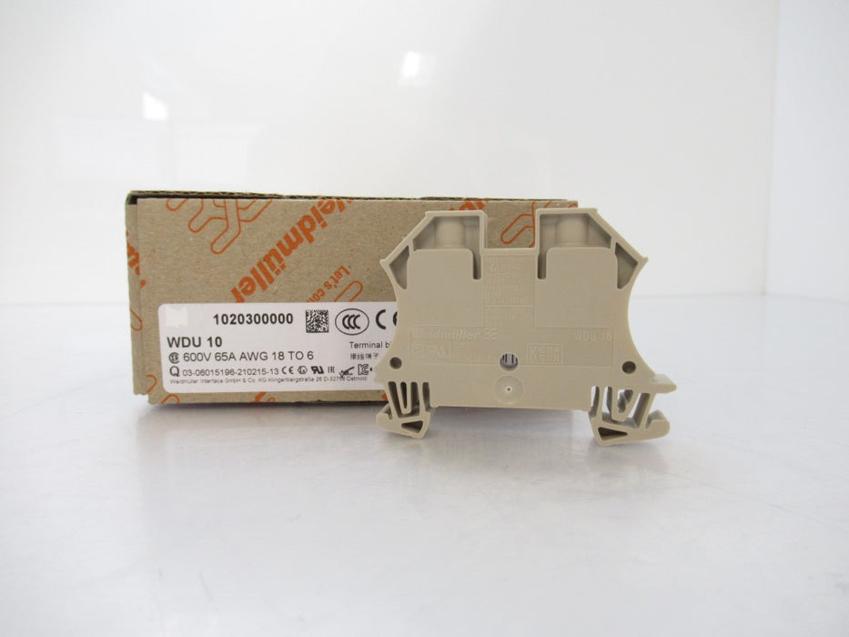 1020300000 WDU 10 Weidmuller Feed-Through Terminal Screw Connection Sold By Unit