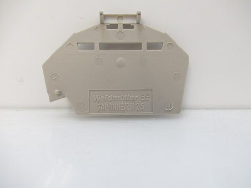 ZAP TNHE/ZSI2.5 1610840000 Weidmuller Z-Series, End Plate (Sold By Unit New)