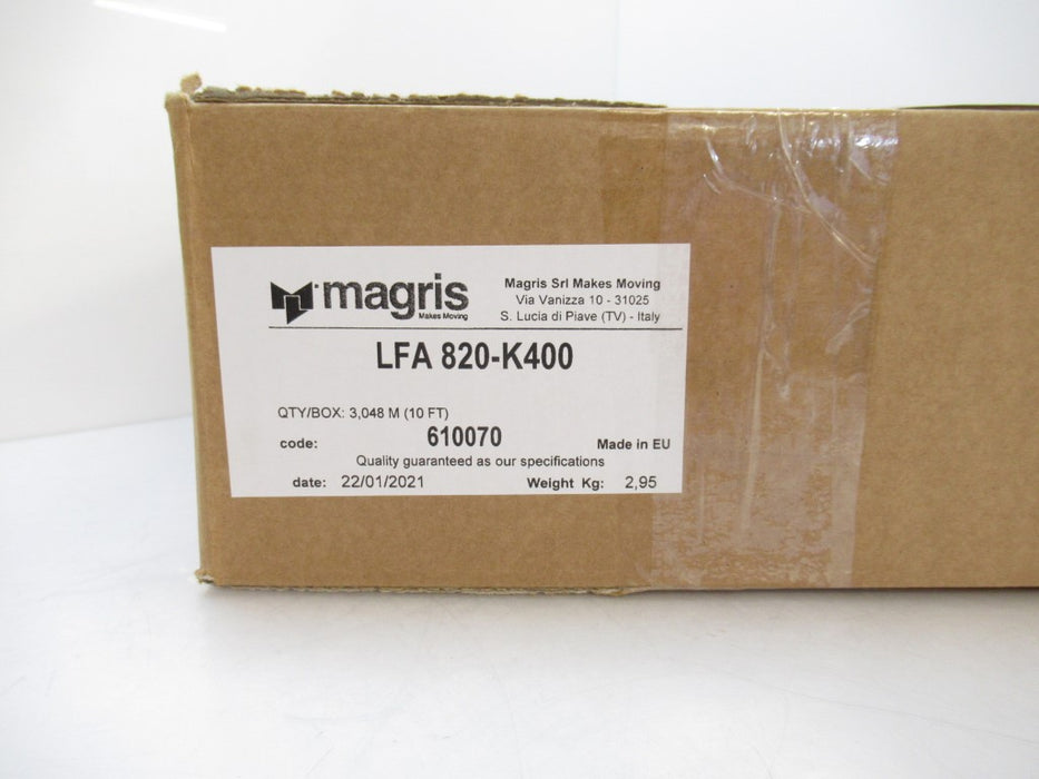 LFA 820-K400 LFA820K400 Magris Slat Top Chain 4", Straight Sold Per 10 Foot New