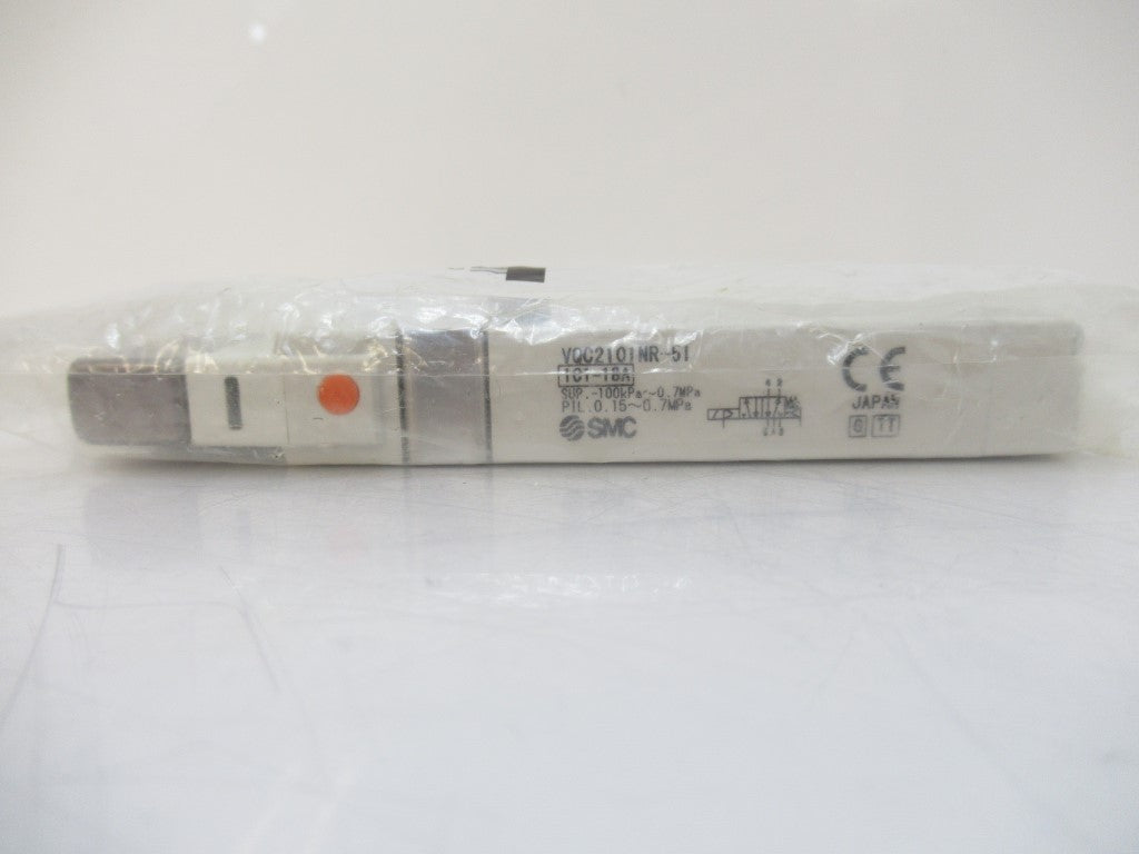 VQC2101NR-51 VQC2101NR51 SMC Valve Sgl Sol Plug-In (New In Bag)