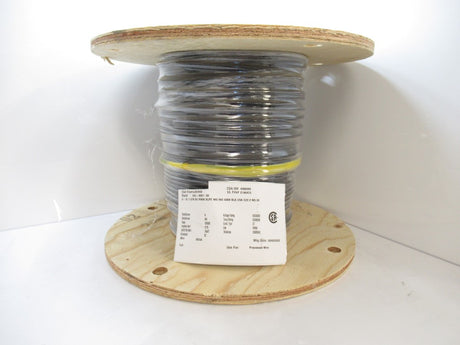 6CL-0807-02 6CL080702 1 Conductor, 7 Core, 8" RW90, 600V, Black,150 Meters