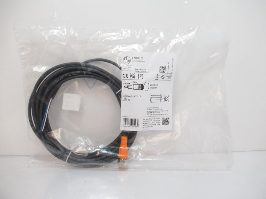 EVC002 ADOGH040MSS0005H04 Ifm Electronic M12 Connecting 5m PUR Cable With Socket