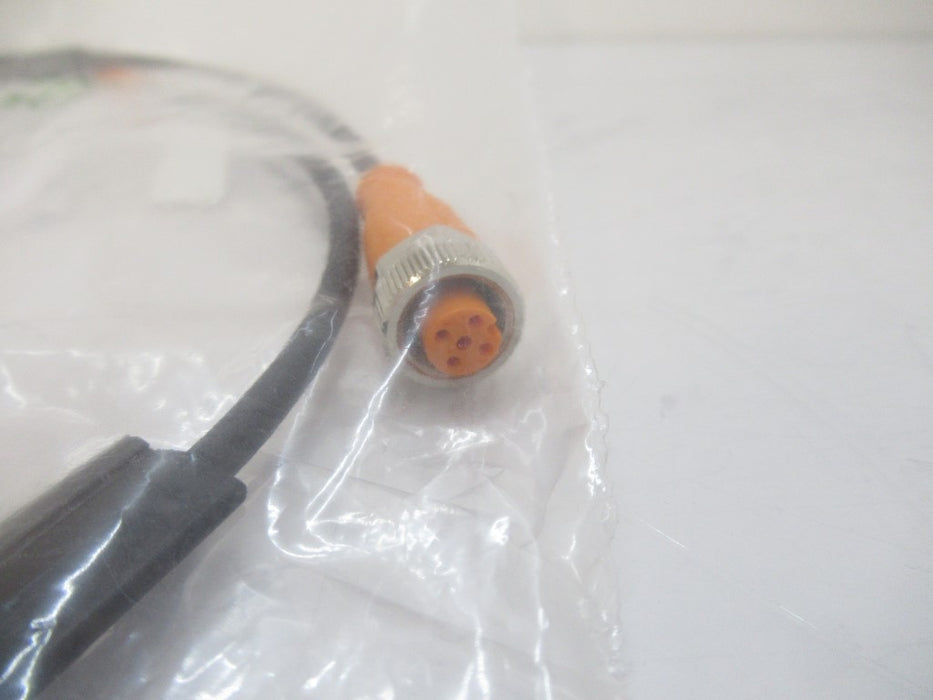 EVC297 Ifm Electronic Cable 1m M8 4pins Male, M12 Female, Straight Straight (New In Bag)