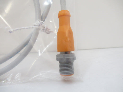 EVW078 Ifm Electronic, Connection Cable M12 Plug M8 3 Pin (New In Bag)