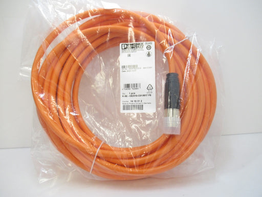 1619312 Phoenix Contact Cable Plug In Molded Plastic, Length: 10 M (New In Bag)