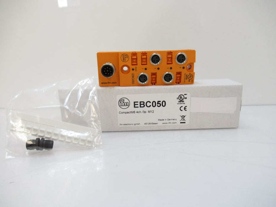EBC050 Ifm Electronic Splitter Box 4 Ports  Connector M8