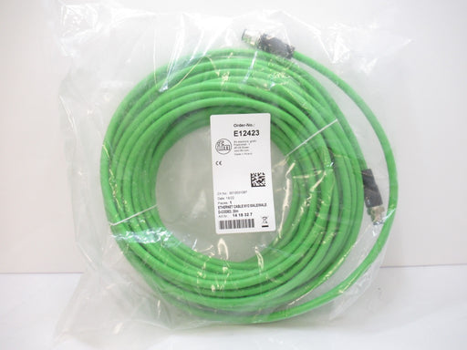 E12423 VSTGN040ZDS0020L04STGN040ZDS Ifm Electronic Ethernet Cable M12 Male/Male